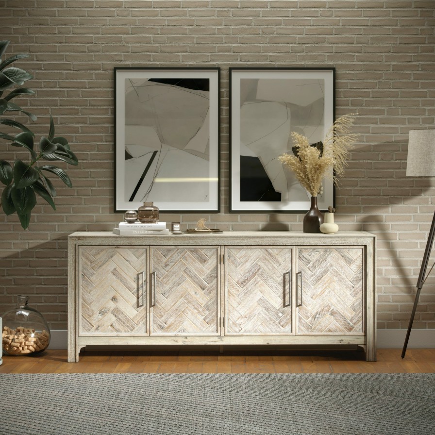 Dining Room * | Gift Selection Jofran Gramercy 4 Door Accent Cabinet 2156-79 At Woodstock Furniture & Mattress Outlet