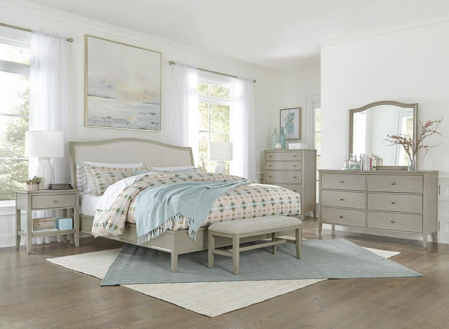 Bedroom * | Best Price Aspenhome Charlotte Shale Gray Chest I218-456-Shl At Woodstock Furniture & Mattress Outlet