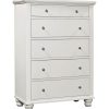 Bedroom * | Top Selling Aspenhome Cambridge White Chest Icb-456-Wht-4 At Woodstock Furniture & Mattress Outlet