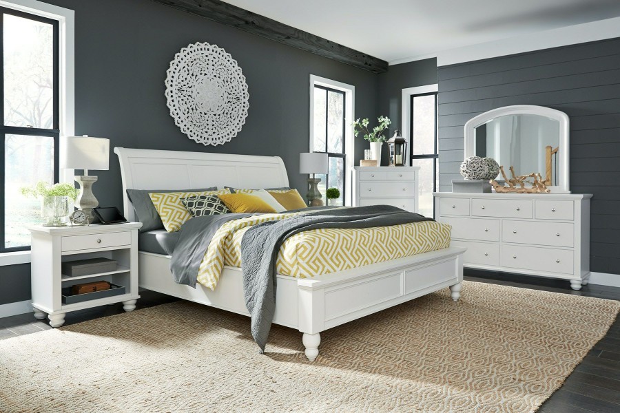 Bedroom * | Top Selling Aspenhome Cambridge White Chest Icb-456-Wht-4 At Woodstock Furniture & Mattress Outlet