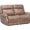 Living Room * | Exquisite Gifts Simon Li Vesuvius Taupe 100% Top Grain Leather Power Reclining Loveseat M204-328-00-Vs0E-01 At Woodstock Furniture & Mattress Outlet