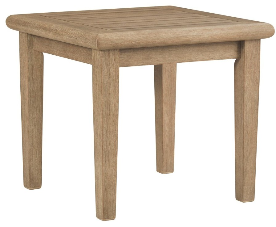 Outdoor Furniture * | Best Price Signature Design By Ashley Gerianne Outdoor End Table P805-702 At Woodstock Furniture & Mattress Outlet