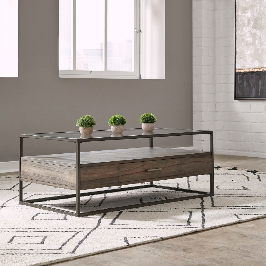 Living Room * | Featured Liberty Furniture Jamestown Rectangular Cocktail Table 626-Ot1011 At Woodstock Furniture & Mattress Outlet