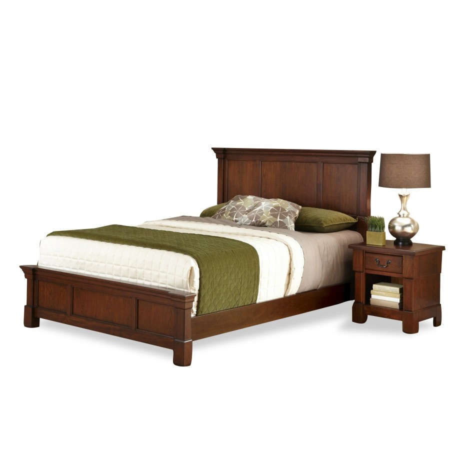 Bedroom * | Top Sellers Homestyles Queen Bed And Nightstand 5520-5019 At Woodstock Furniture & Mattress Outlet