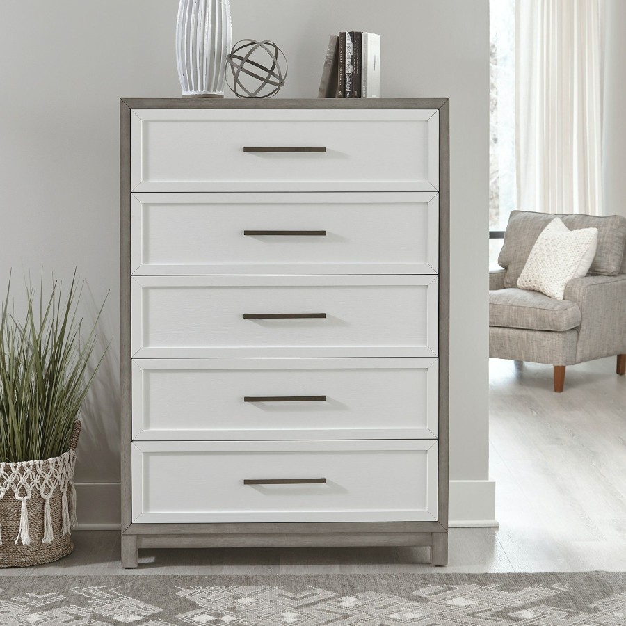 Bedroom * | Top Sellers Liberty Furniture Palmetto Heights 5 Drawer Chest 499-Br41 At Woodstock Furniture & Mattress Outlet