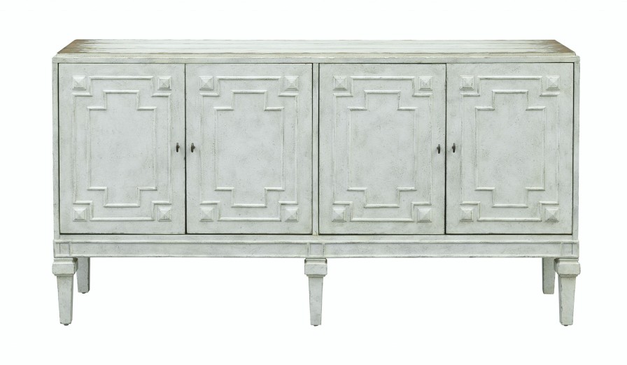 Living Room * | Online Store Coast2Coast Home Stanford 4 Door Credenza 60235 At Woodstock Furniture & Mattress Outlet