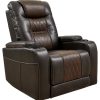 Living Room * | Best Quality Signature Design By Ashley Composer Brown Power Recliner 2150713 At Woodstock Furniture & Mattress Outlet