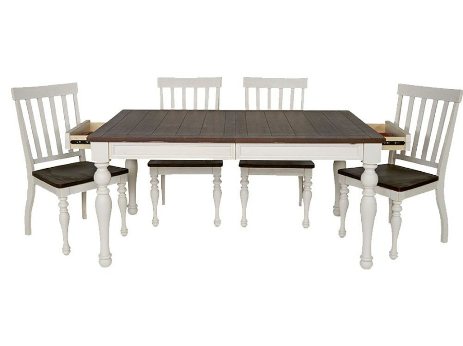 Dining Room * | Special Steve Silver Joanna Rectangle Table With 4 Side Chairs Ja500 At Woodstock Furniture & Mattress Outlet