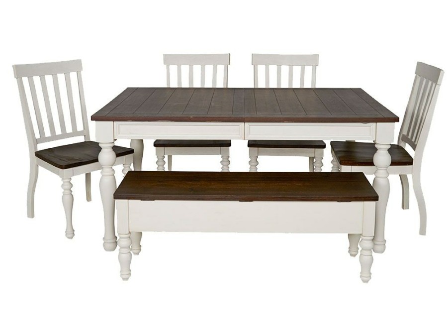 Dining Room * | Special Steve Silver Joanna Rectangle Table With 4 Side Chairs Ja500 At Woodstock Furniture & Mattress Outlet