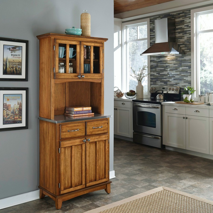 Dining Room * | Bargain Sale Homestyles Server With Hutch 5001-0063-62 At Woodstock Furniture & Mattress Outlet