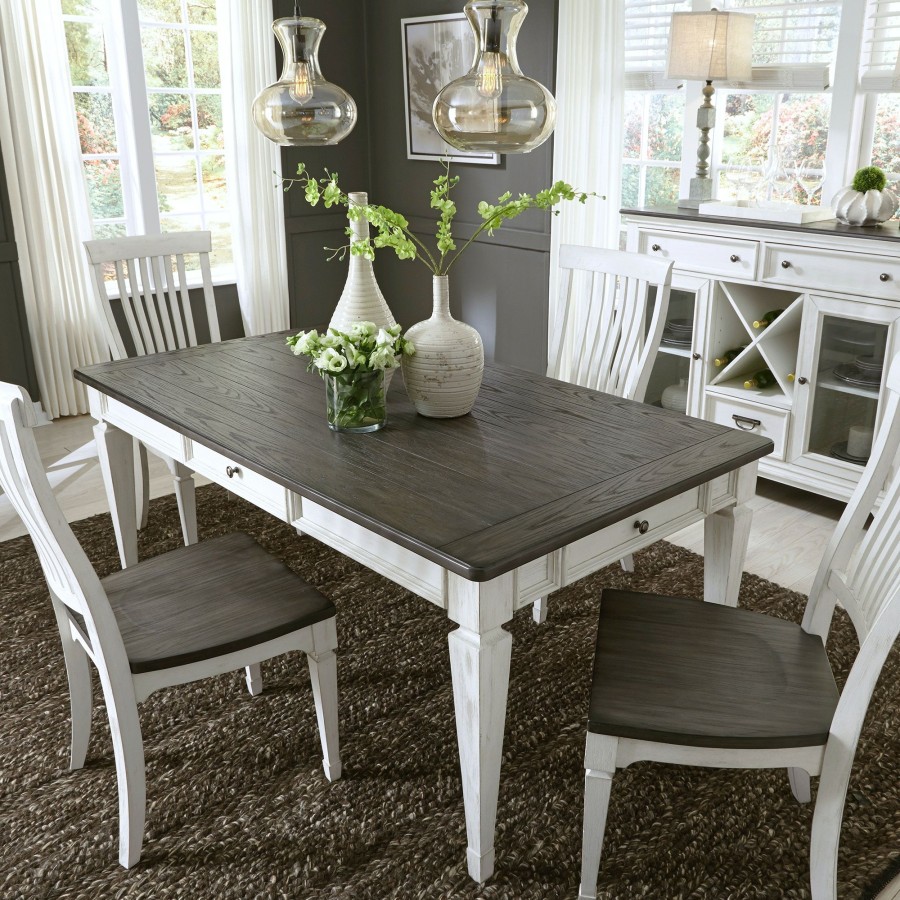 Dining Room * | New Liberty Furniture Allyson Park Rectangular Leg Dining Table 417-T4072 At Woodstock Furniture & Mattress Outlet