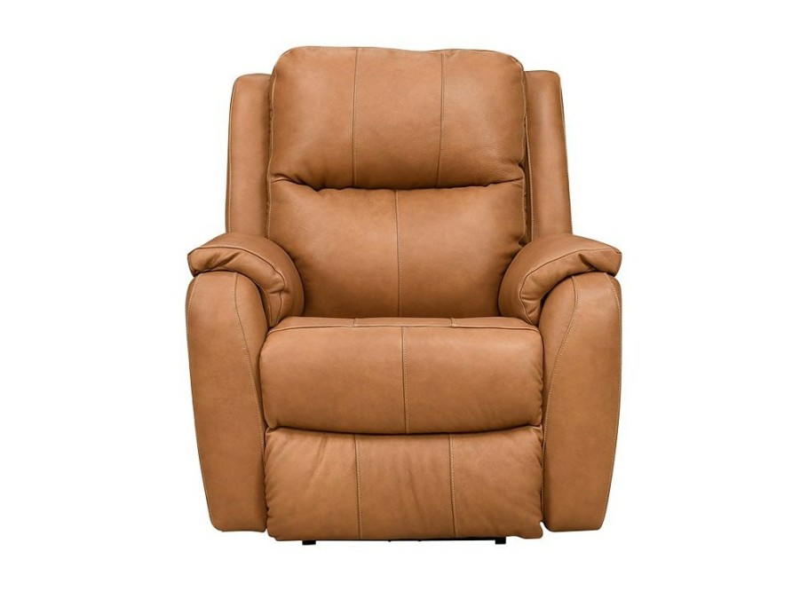 Living Room * | Sale Online Southern Motion Marquis Maximus Caramel Leather Power Headrest Recliner 6332P 957-18 At Woodstock Furniture & Mattress Outlet