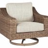 Outdoor Furniture * | Wholesale Signature Design By Ashley Beachcroft Outdoor Swivel Lounge Chair P791-821 At Woodstock Furniture & Mattress Outlet