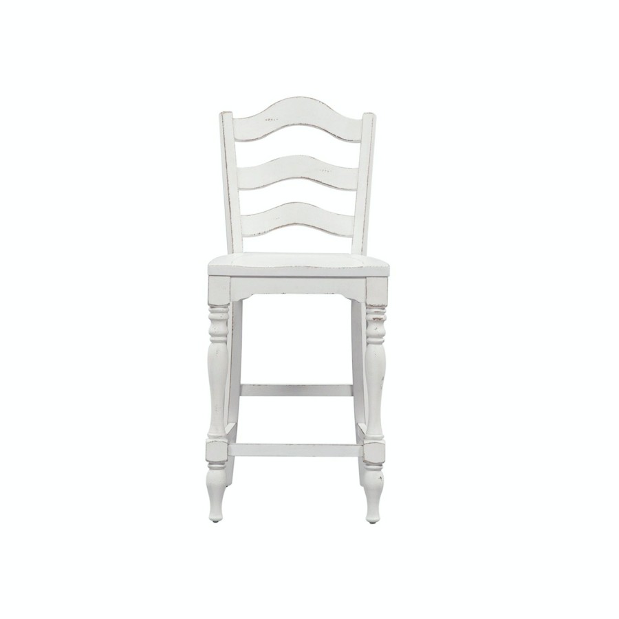 Dining Room * | Online Discount Liberty Furniture Magnolia Manor Ladder Back Counter Chair 244-B200024 At Woodstock Furniture & Mattress Outlet