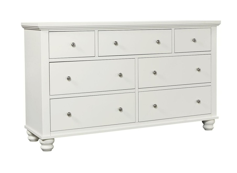 Bedroom * | Online Discount Aspenhome Cambridge White Double Dresser Icb-454-Wht-4 At Woodstock Furniture & Mattress Outlet