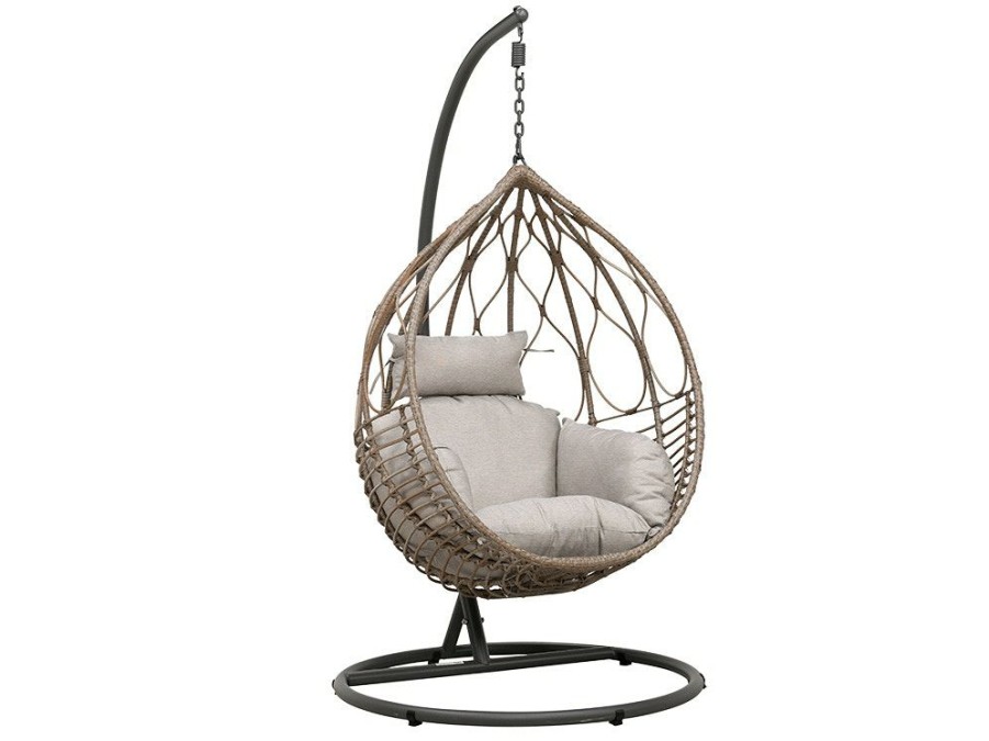 Outdoor Furniture * | Featured Steve Silver Lux Outdoor Hanging Basket Chair Lux600 At Woodstock Furniture & Mattress Outlet