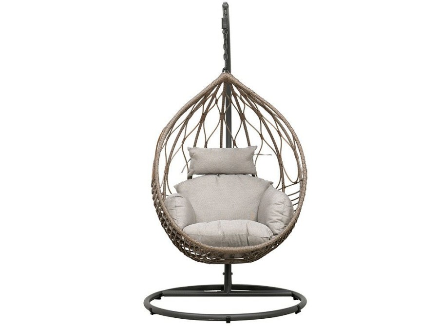 Outdoor Furniture * | Featured Steve Silver Lux Outdoor Hanging Basket Chair Lux600 At Woodstock Furniture & Mattress Outlet