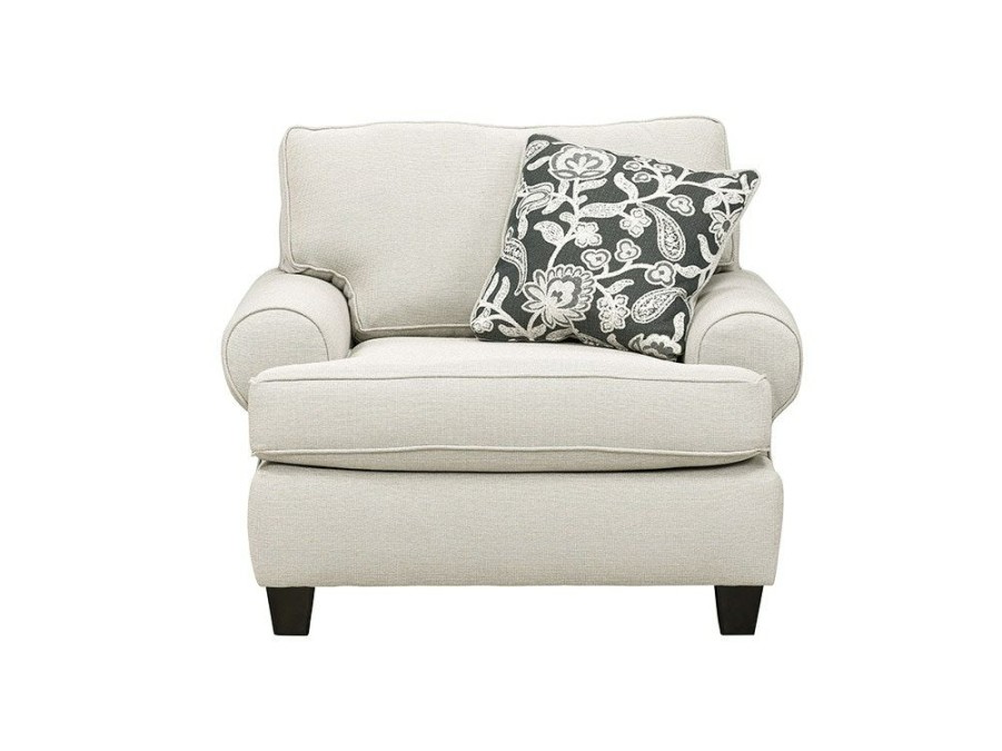 Living Room * | Best Quality Fusion Furniture Awesome Oatmeal Chair 39-02 At Woodstock Furniture & Mattress Outlet