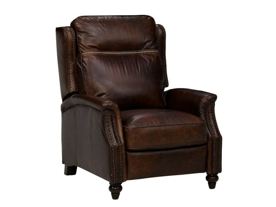 Living Room * | Discount Store Simon Li Vesuvius Brown Leather Hi-Leg Power Recliner M191-413-00-Vs0A-03 At Woodstock Furniture & Mattress Outlet