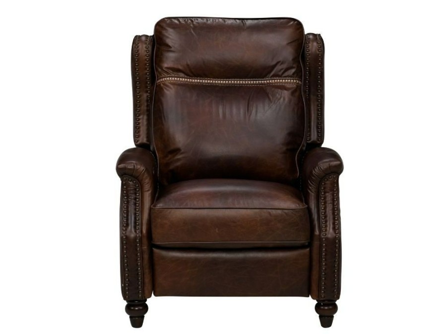 Living Room * | Discount Store Simon Li Vesuvius Brown Leather Hi-Leg Power Recliner M191-413-00-Vs0A-03 At Woodstock Furniture & Mattress Outlet