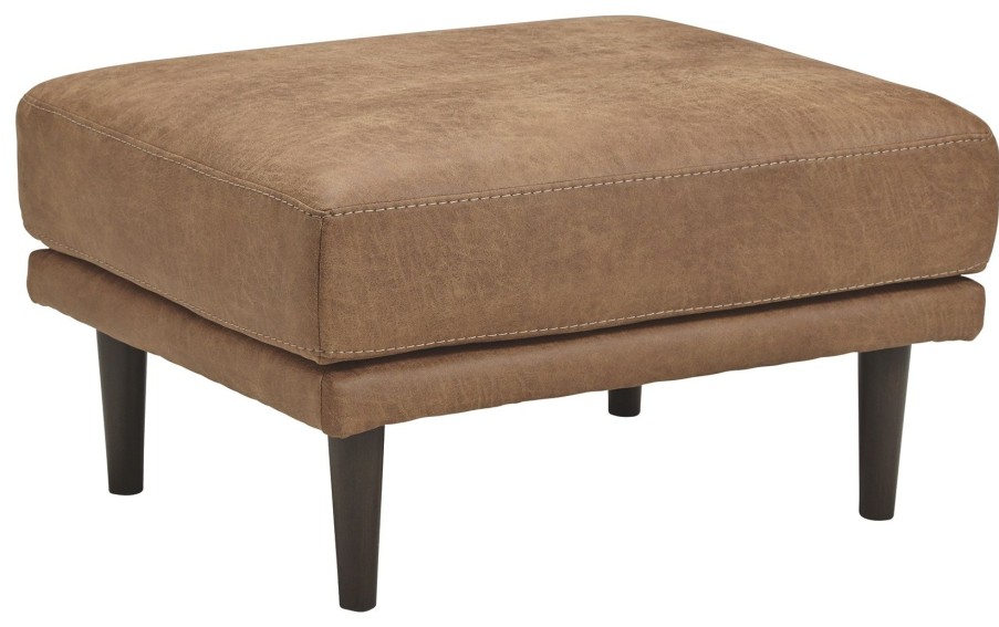 Living Room * | Best Price Signature Design By Ashley Arroyo Caramel Ottoman 8940114 At Woodstock Furniture & Mattress Outlet