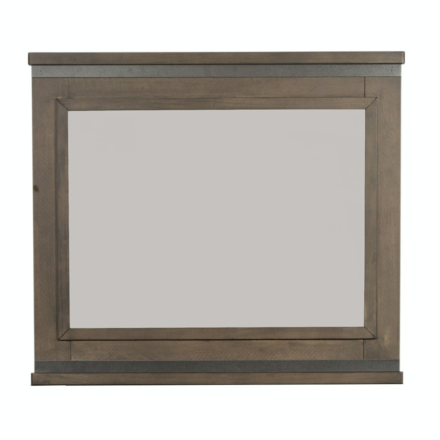 Accessories * | Top Sellers Liberty Furniture Thornwood Hills Landscape Mirror 759-Br51 At Woodstock Furniture & Mattress Outlet