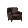 Living Room * | Special Soft Line America Waco Brown Leather Accent Chair 7492 Chr 37600 At Woodstock Furniture & Mattress Outlet