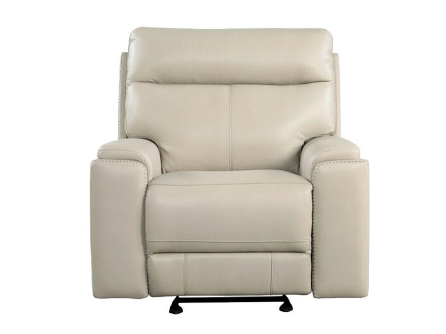 Living Room * | Special Leather Italia Bryant Taupe Power Glider Chair P2 -1444-Eh310G-011001Lv At Woodstock Furniture & Mattress Outlet