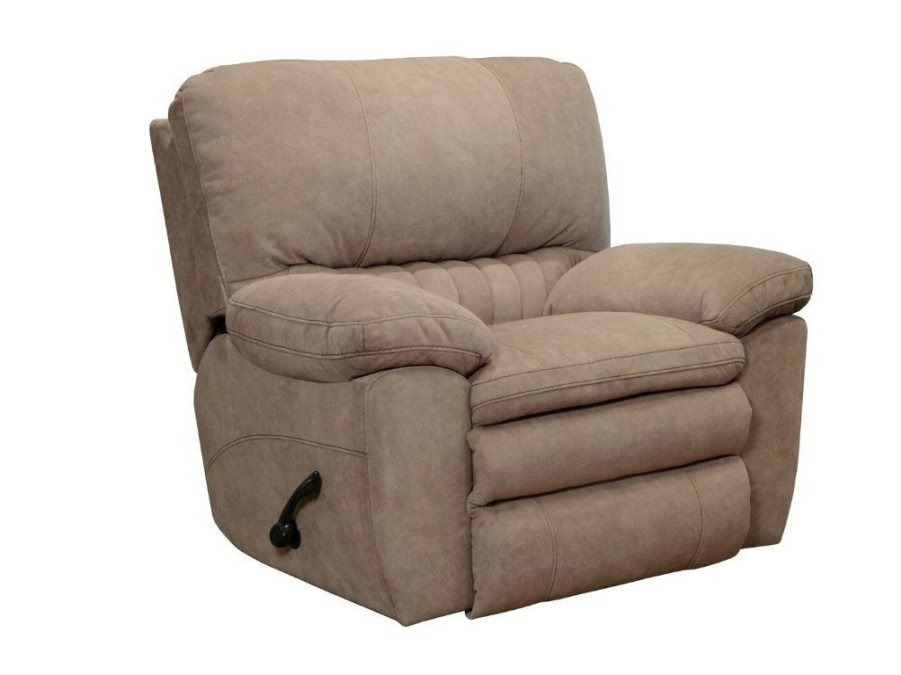 Living Room * | Cheaper Catnapper Furniture Reyes Portabella Lay Flat Rocker Recliner 24002 At Woodstock Furniture & Mattress Outlet