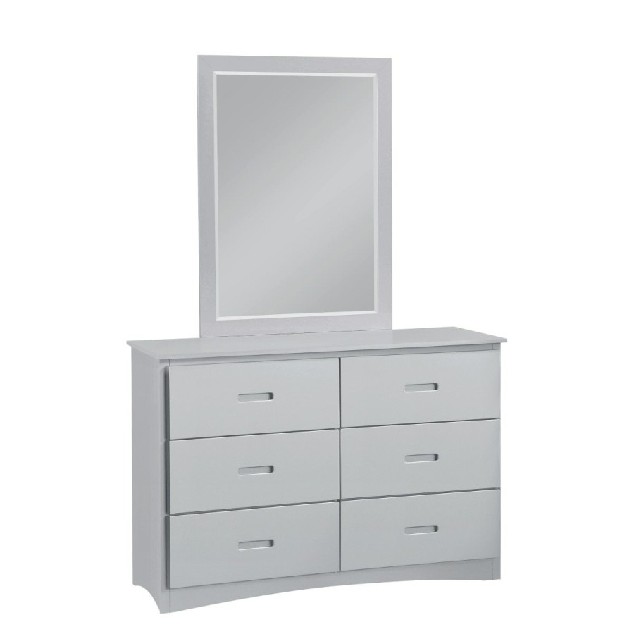 Bedroom * | Tendy Style Homelegance Orion Gray 6 Drawer Dresser B2063-5 At Woodstock Furniture & Mattress Outlet