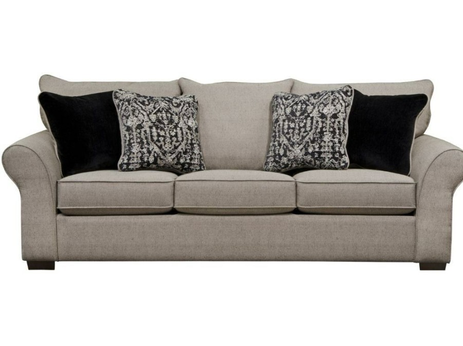 Living Room * | Best Price Jackson Furniture Maddox Fossil Sofa 415203-Fossil At Woodstock Furniture & Mattress Outlet