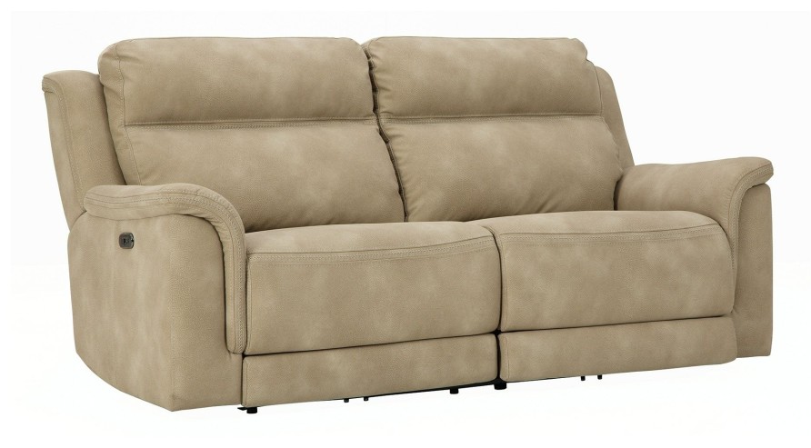 Living Room * | Best Price Signature Design By Ashley Next-Gen Durapella Sand Power Reclining Sofa 5930247 At Woodstock Furniture & Mattress Outlet