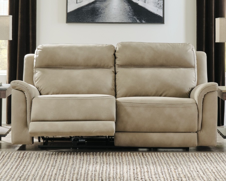 Living Room * | Best Price Signature Design By Ashley Next-Gen Durapella Sand Power Reclining Sofa 5930247 At Woodstock Furniture & Mattress Outlet