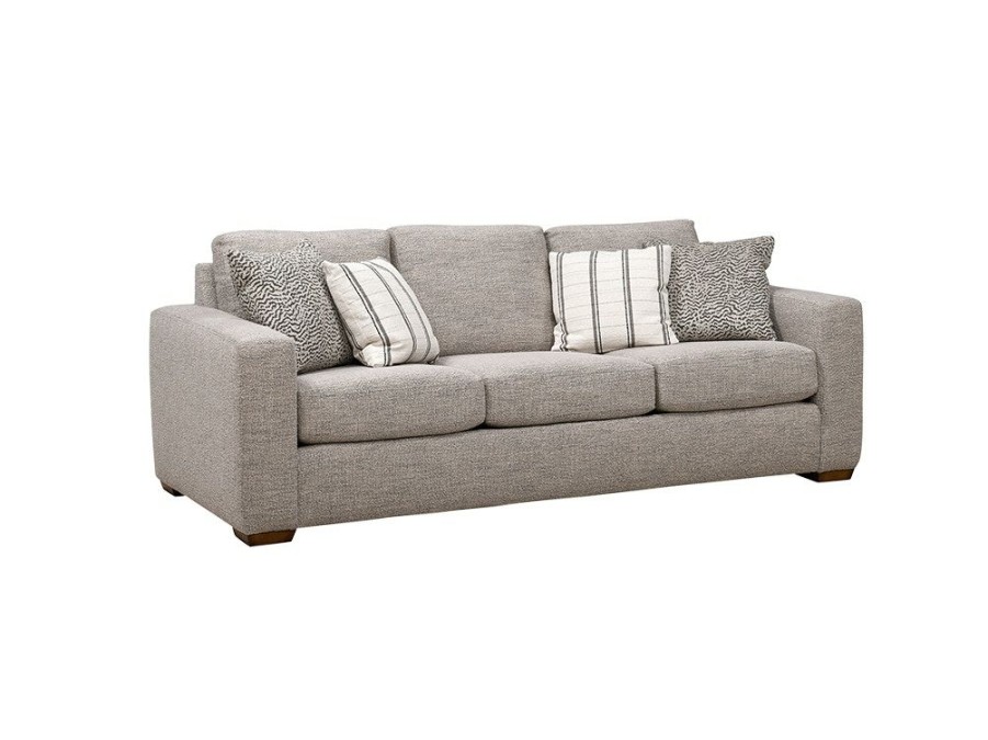 Living Room * | Best Price Flexsteel Collins Porcelain 92 Three Cushion Sofa 7107-31 796-02 At Woodstock Furniture & Mattress Outlet