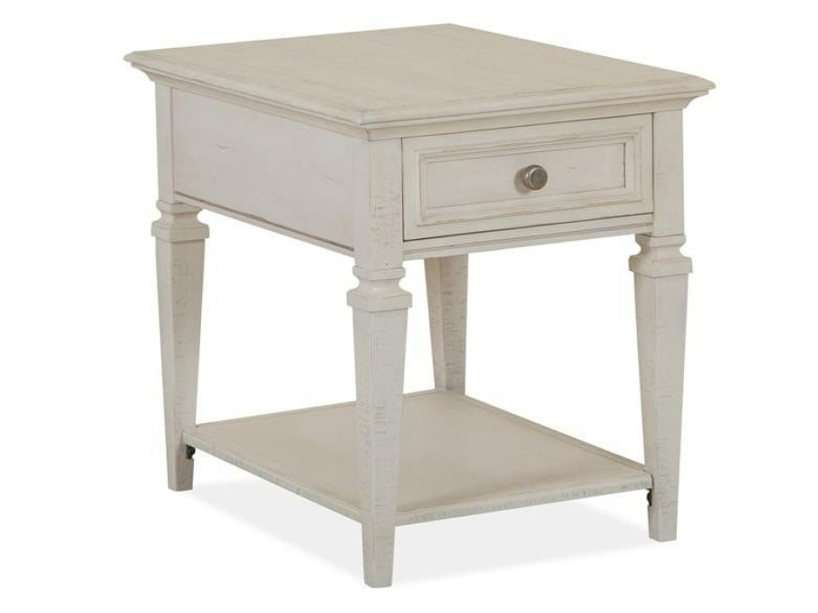 Living Room * | Top Sellers Magnussen Home Newport Rectangular End Table T5430-03 At Woodstock Furniture & Mattress Outlet