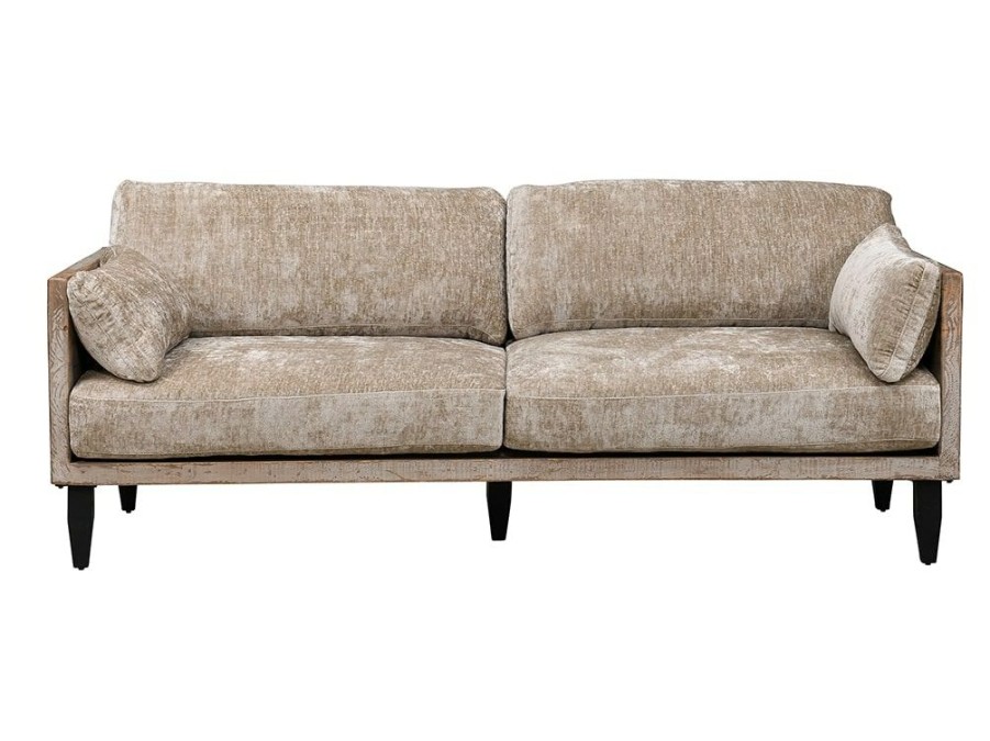 Living Room * | Discount Store Nest Home Collection Mia Champagne Slub Chenille Sofa 1212604 At Woodstock Furniture & Mattress Outlet