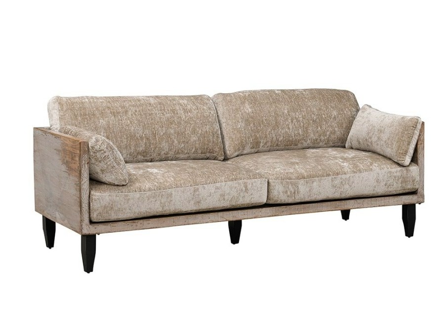 Living Room * | Discount Store Nest Home Collection Mia Champagne Slub Chenille Sofa 1212604 At Woodstock Furniture & Mattress Outlet