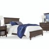 Accessories * | Low Price Homestyles Southport Distressed Oak Queen Bed, Nightstand, Dresser And Mirror 5503-5022 At Woodstock Furniture & Mattress Outlet