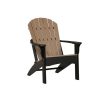 Outdoor Furniture * | Best Sellers Tru180 Fan Back Black Weather Wood Fixed Outdoor Adirondack Cad005-F Bw At Woodstock Furniture & Mattress Outlet