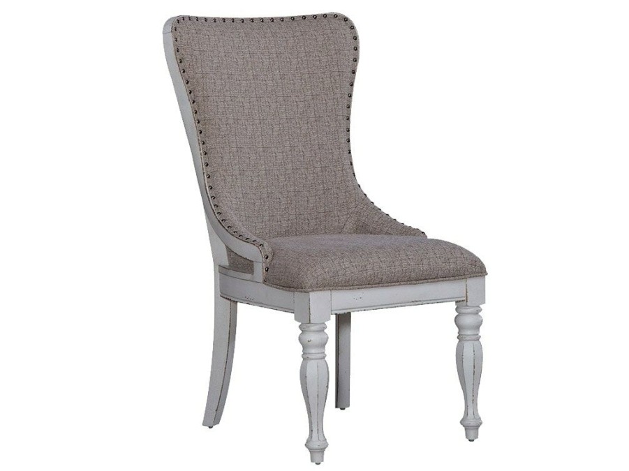 Dining Room * | Top Selling Liberty Furniture Magnolia Manor Upholstered Wing Back Side Chair 244-C6501S At Woodstock Furniture & Mattress Outlet