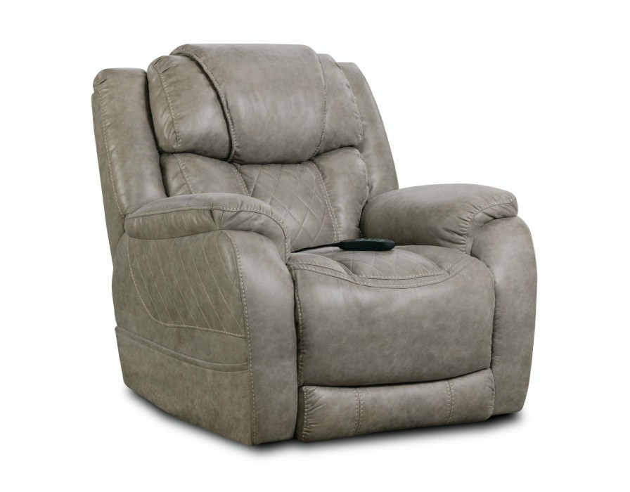 Living Room * | Crazy Deals Homestretch Mushroom Power Wall-Saver Recliner By Home Stretch 174-97-17 At Woodstock Furniture & Mattress Outlet