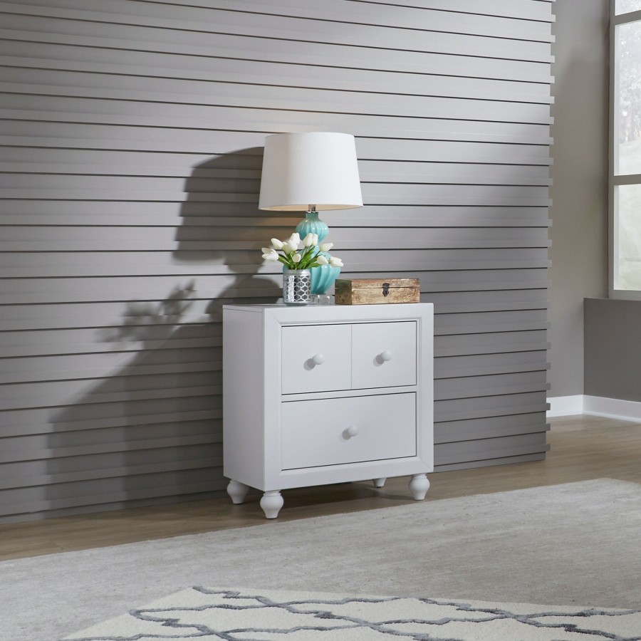 Bedroom * | Low Price Liberty Furniture Cottage View White Night Stand 523-Br60 At Woodstock Furniture & Mattress Outlet