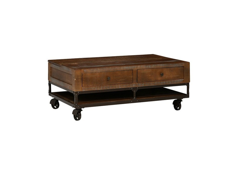 Living Room * | Discount Store International Furniture Direct Urban Gold Lift Top Cocktail Table At Woodstock Furniture & Mattress Outlet