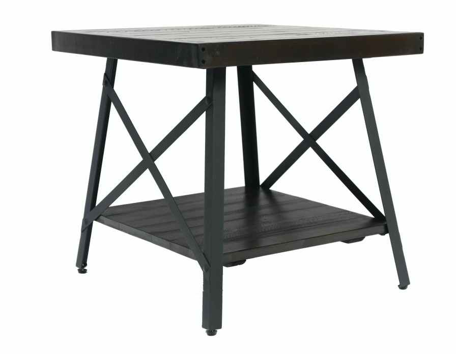 Living Room * | Outlet Emerald Home Furnishings End Table Espresso T100-1D At Woodstock Furniture & Mattress Outlet