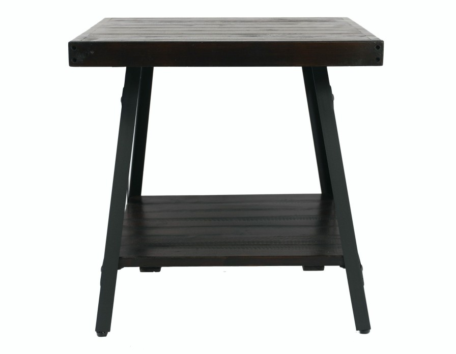 Living Room * | Outlet Emerald Home Furnishings End Table Espresso T100-1D At Woodstock Furniture & Mattress Outlet