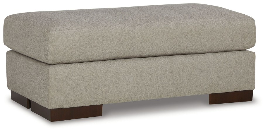 Living Room * | Top Sell Signature Design By Ashley Maggie Flax Ottoman 5200414 At Woodstock Furniture & Mattress Outlet