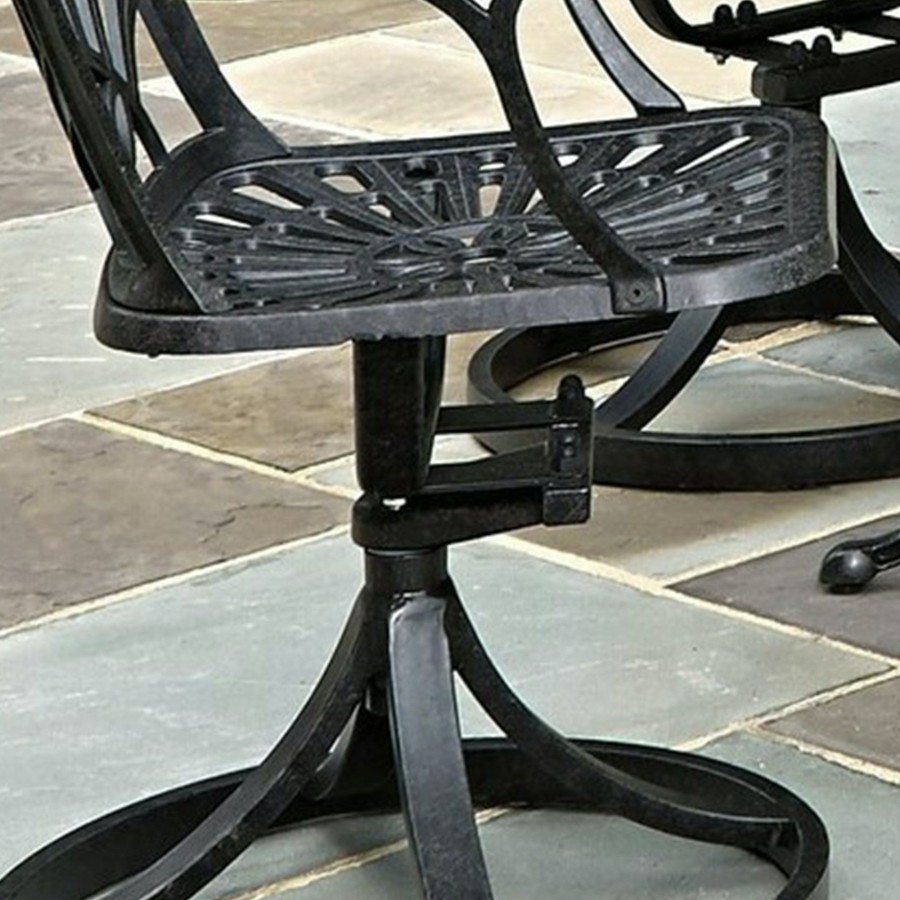 Outdoor Furniture * | Best Quality Homestyles Grenada Charcoal Outdoor Swivel Rocking Chair 6660-53 At Woodstock Furniture & Mattress Outlet