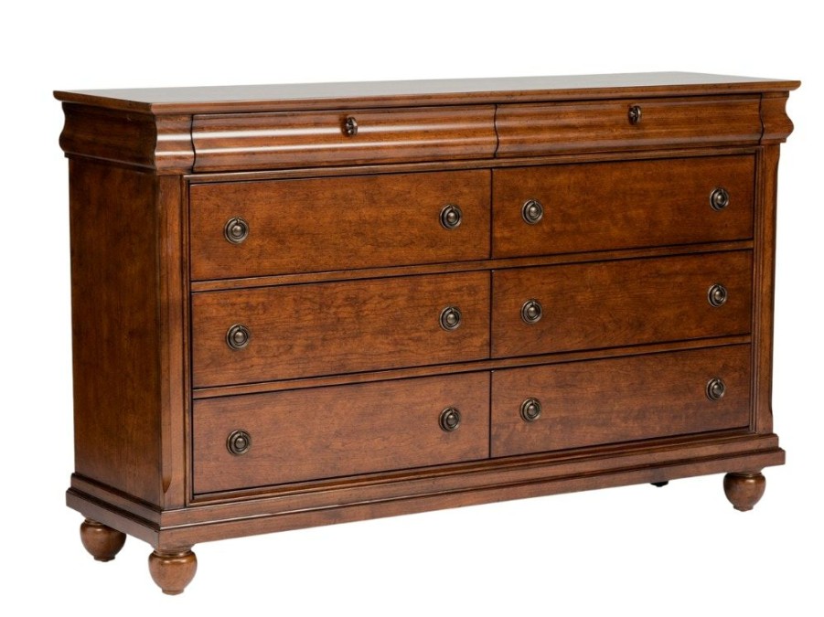 Bedroom * | Online Store Liberty Furniture Rustic Traditions 8 Drawer Dresser 589-Br31 At Woodstock Furniture & Mattress Outlet