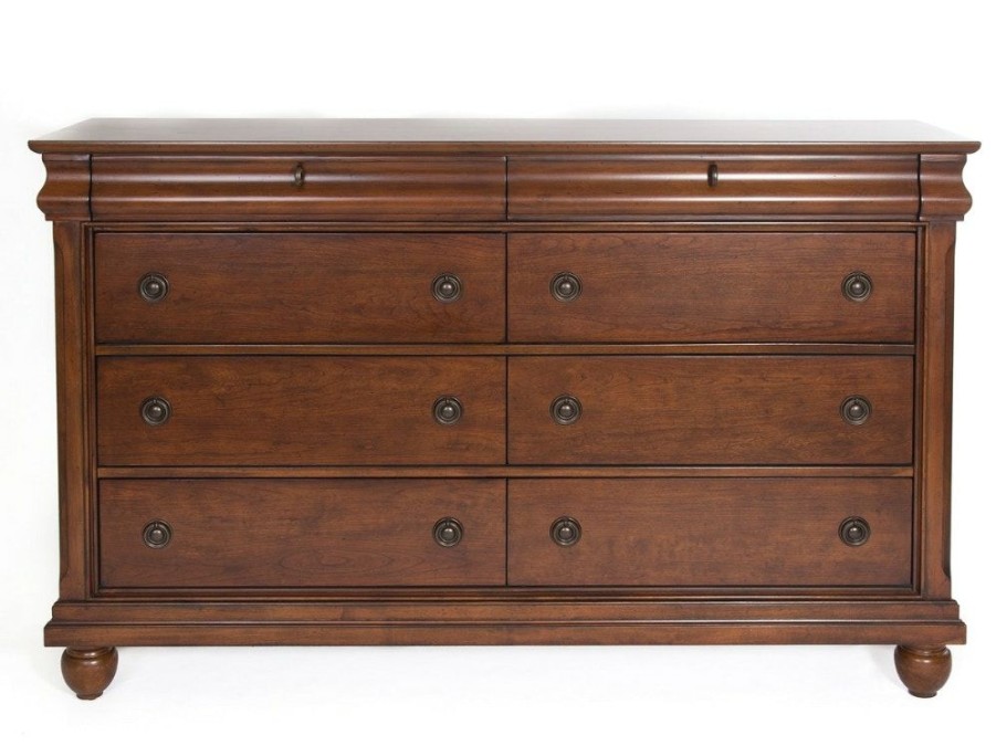 Bedroom * | Online Store Liberty Furniture Rustic Traditions 8 Drawer Dresser 589-Br31 At Woodstock Furniture & Mattress Outlet