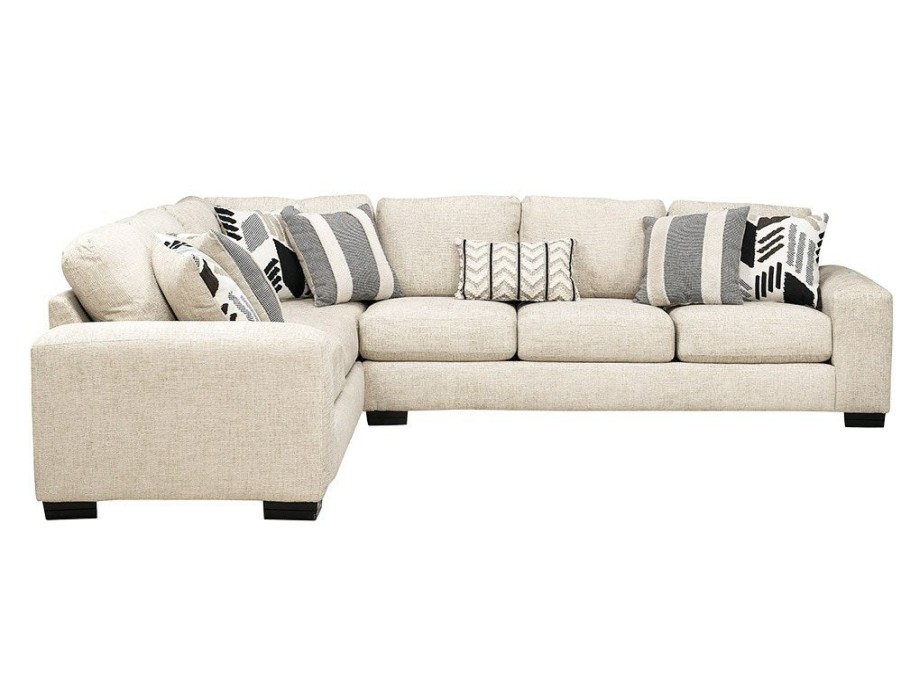 Living Room * | Excellent Albany Clash Buff 2Pc Sectional Laf Sofa & Raf Sofa 0578-2Pc-Gens-20584 At Woodstock Furniture & Mattress Outlet